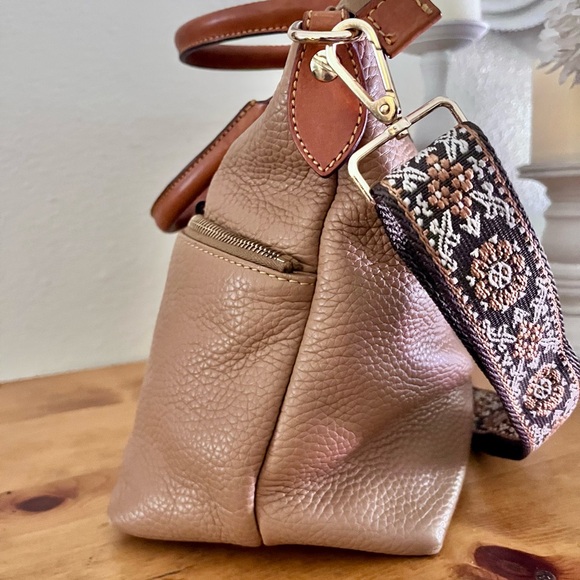 Dooney & Bourke Dillen 2 Pocket Leather Satchel - Picture 4 of 16